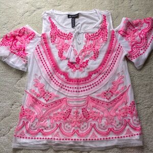 Cold shoulder INC top